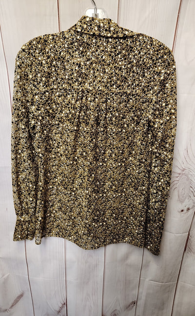 Ramy Brook Women's Size XS Gold Long Sleeve Top