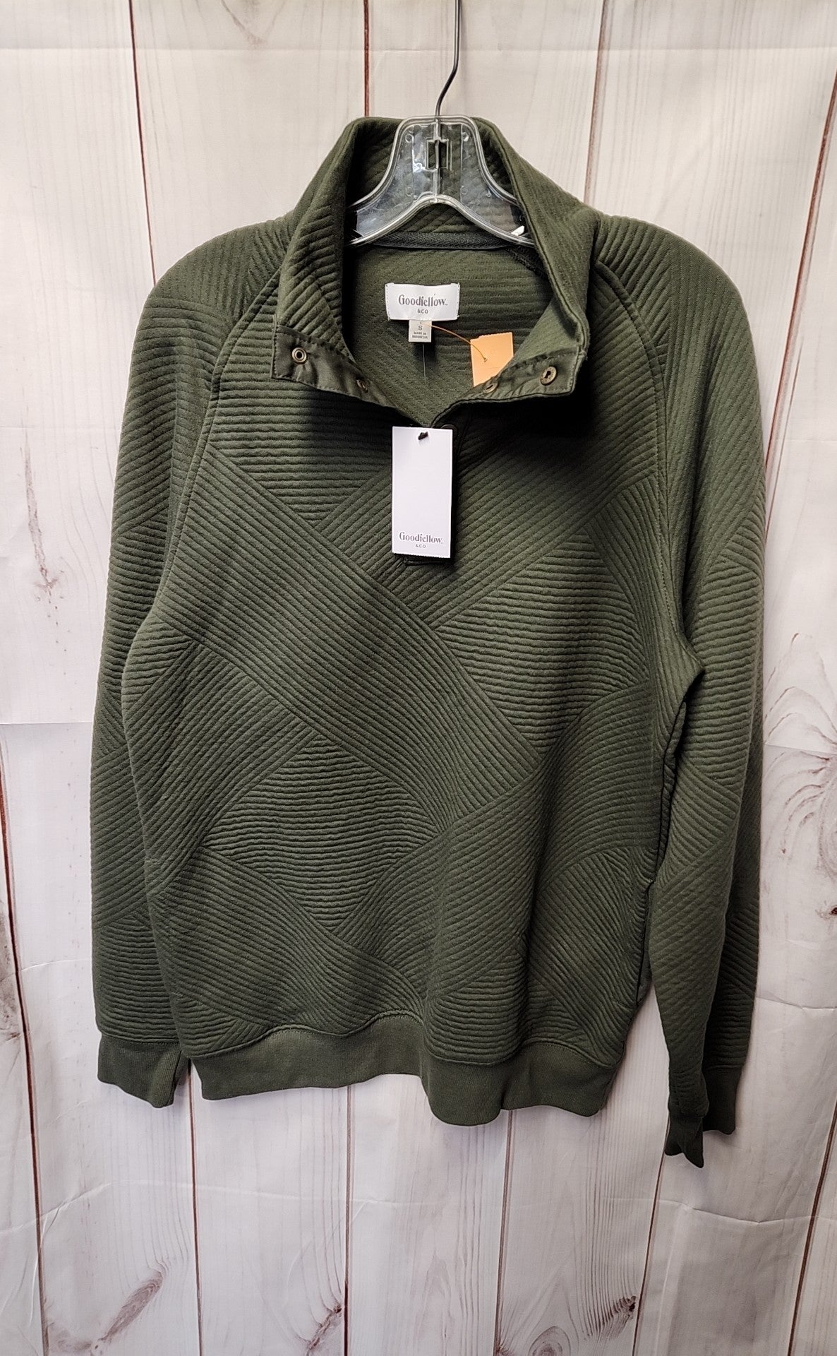 NWT Goodfellow Men's Size S Green Sweatshirt
