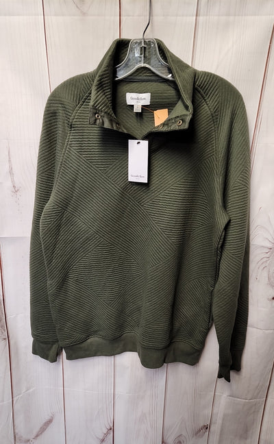 NWT Goodfellow Men's Size S Green Sweatshirt