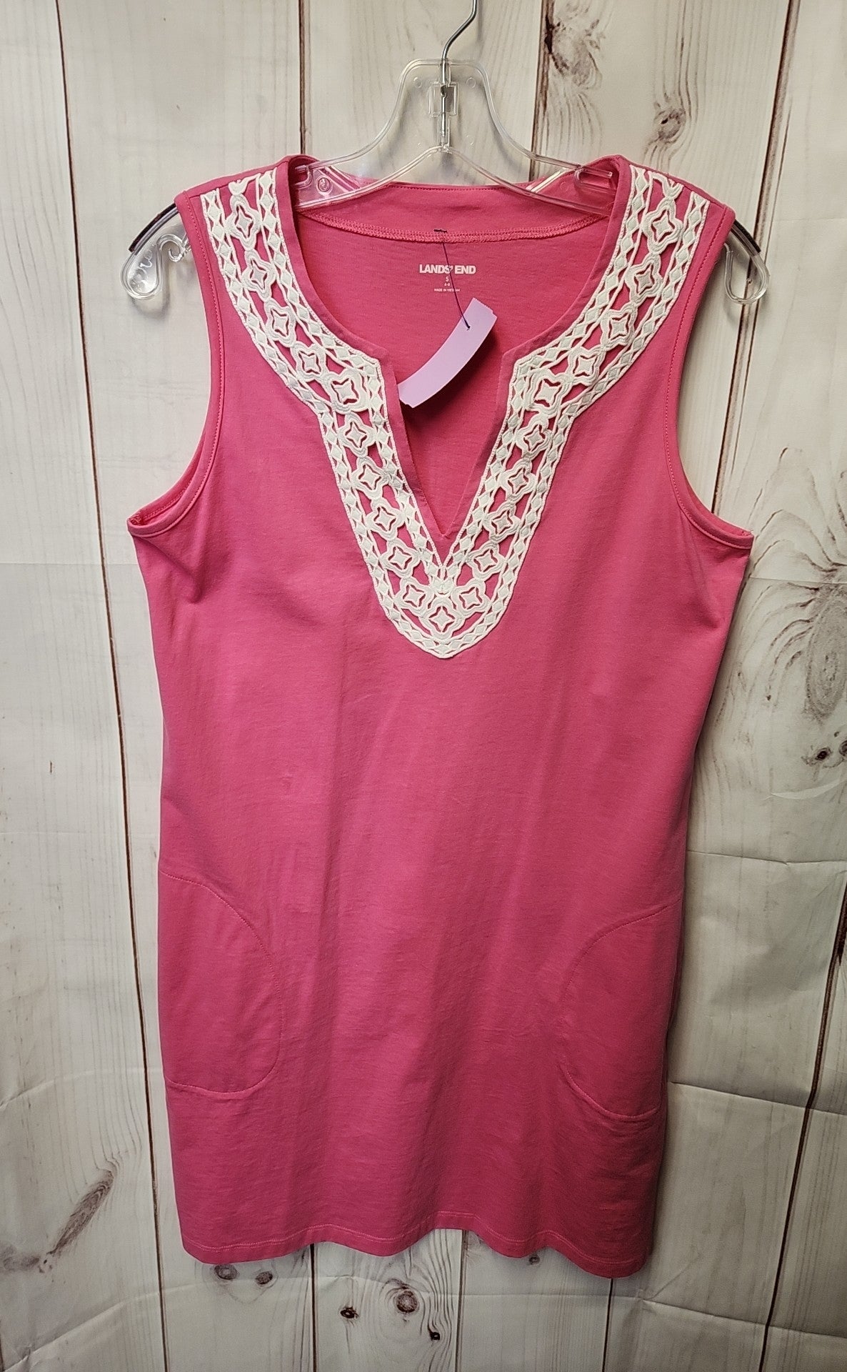 Lands End Women's Size S Pink Dress
