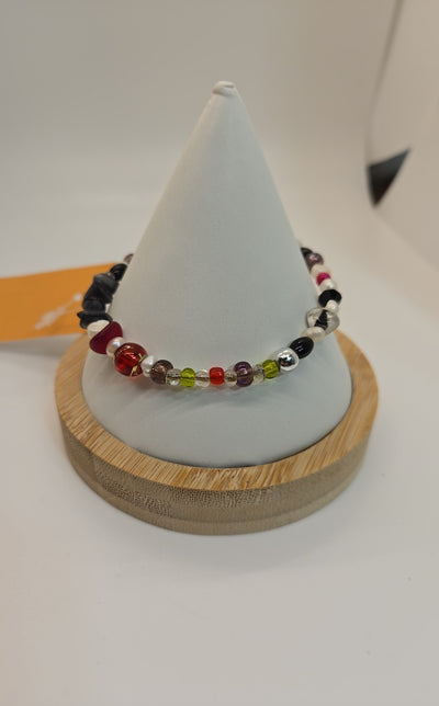 Multi-Color Beaded Bracelet