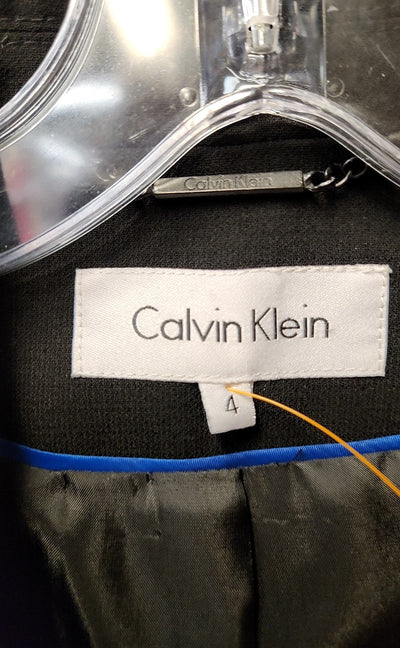 Calvin Klein Women's Size 4 Black Blazer