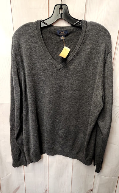 Brooks 346 Men's Size XL Gray Sweater