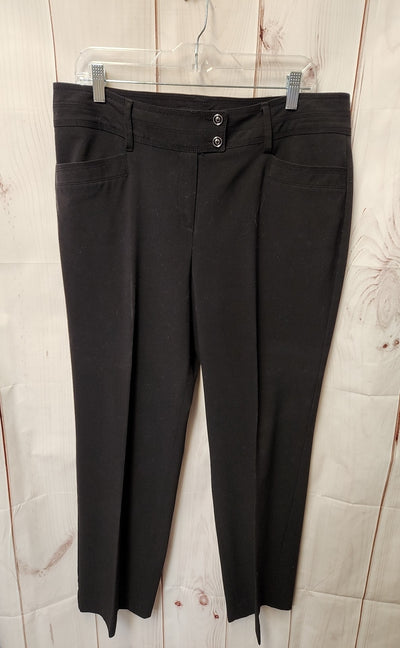 Larry Levine Women's Size 14 Black Pants