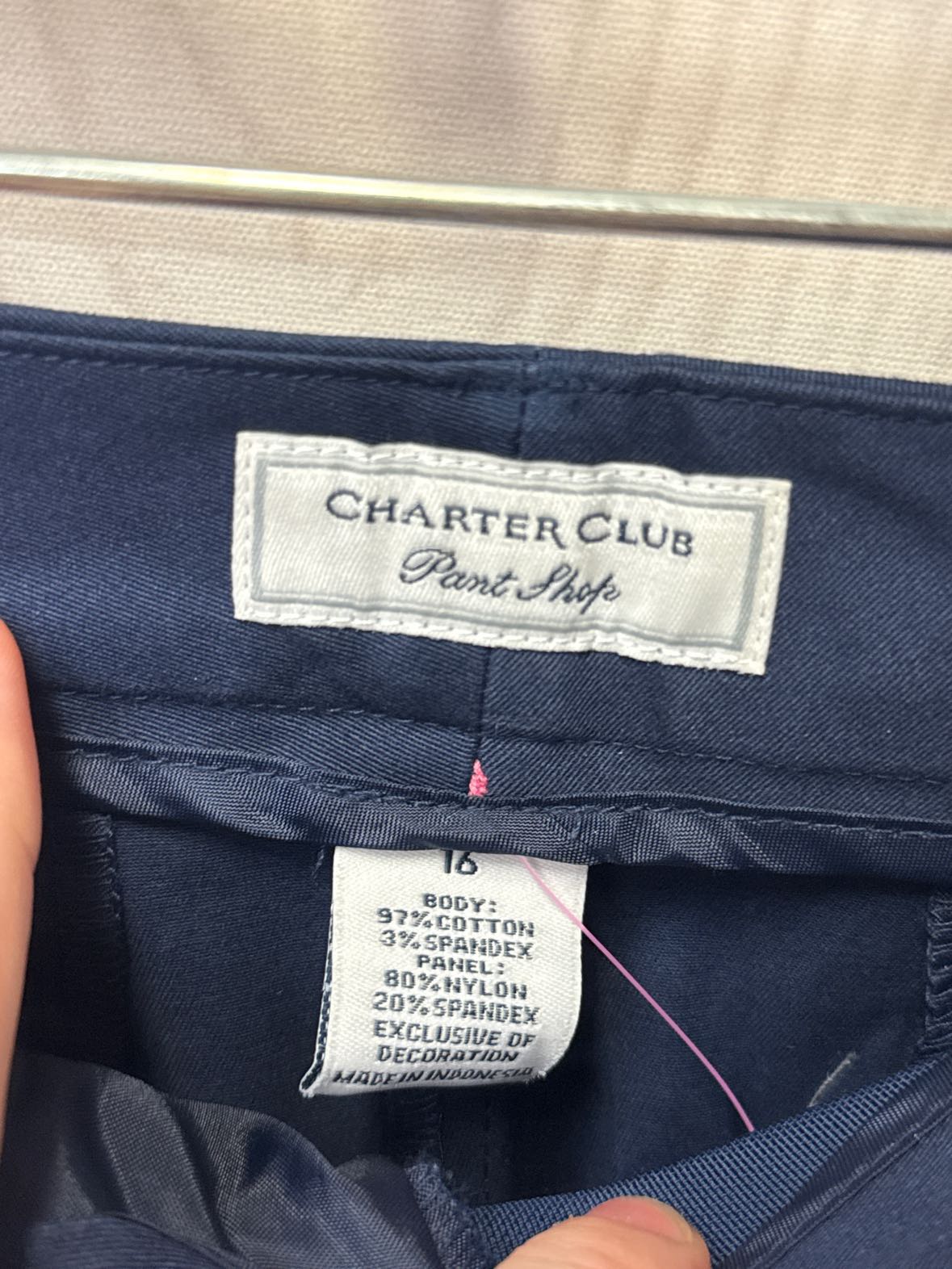 Charter Club Women's Size 16 Navy Shorts