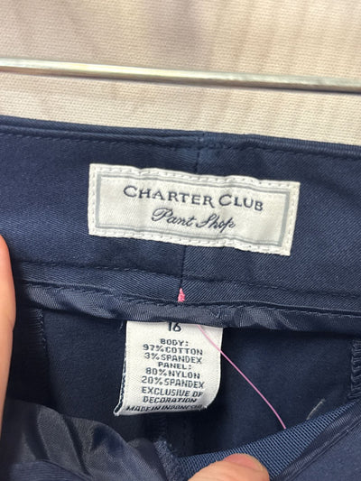 Charter Club Women's Size 16 Navy Shorts
