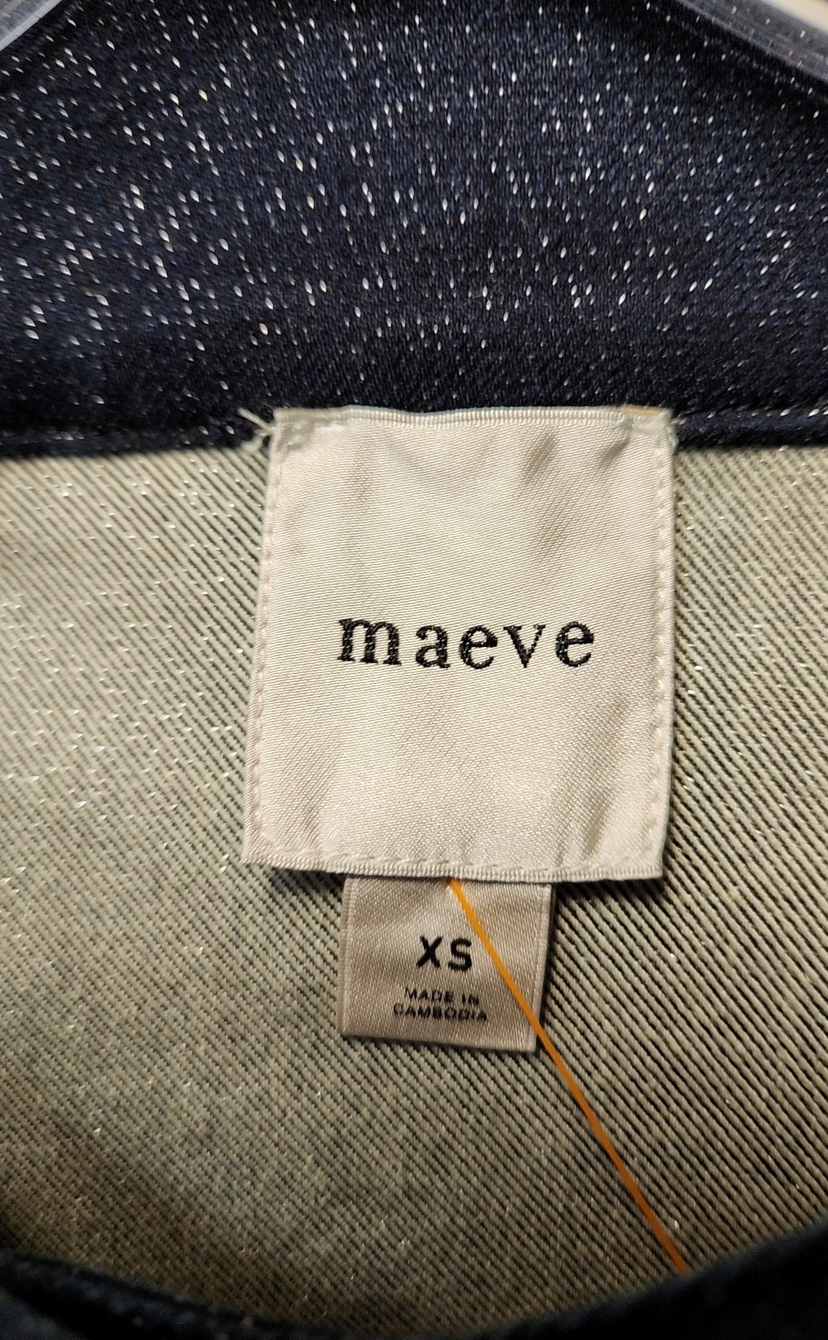 Maeve Women's Size XS Blue Jacket