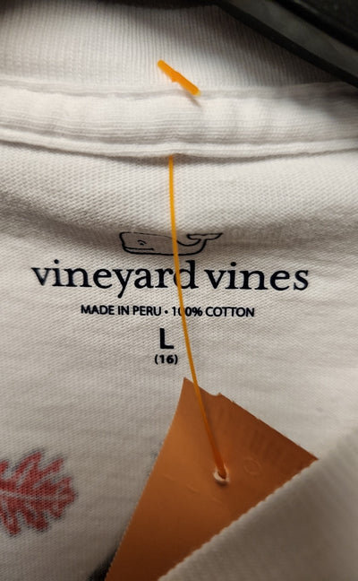 Vineyard Vines Boy's Size 16 White Shirt