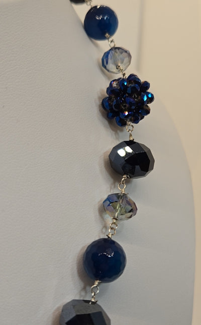 Blue Beaded Necklace