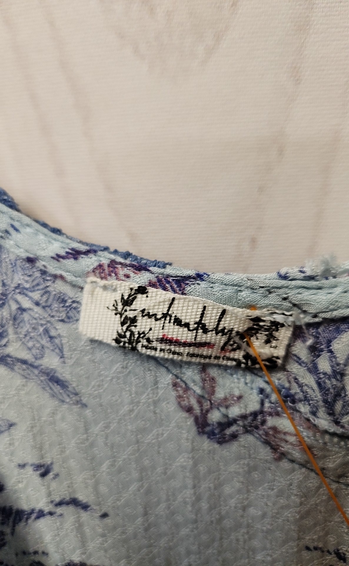 Free People Intimately Women's Size S Blue Nightgown