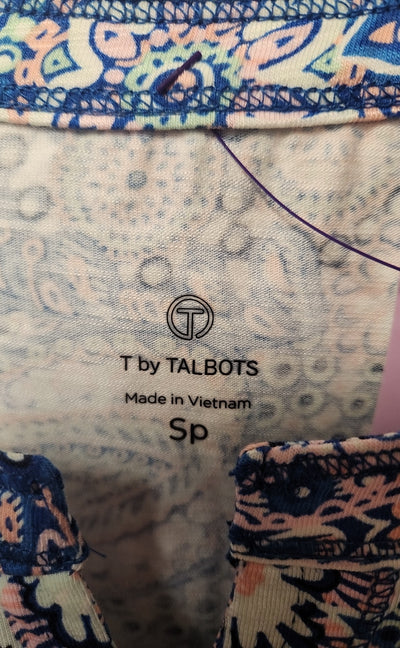 Talbots Women's Size S Blue & Pink Dress