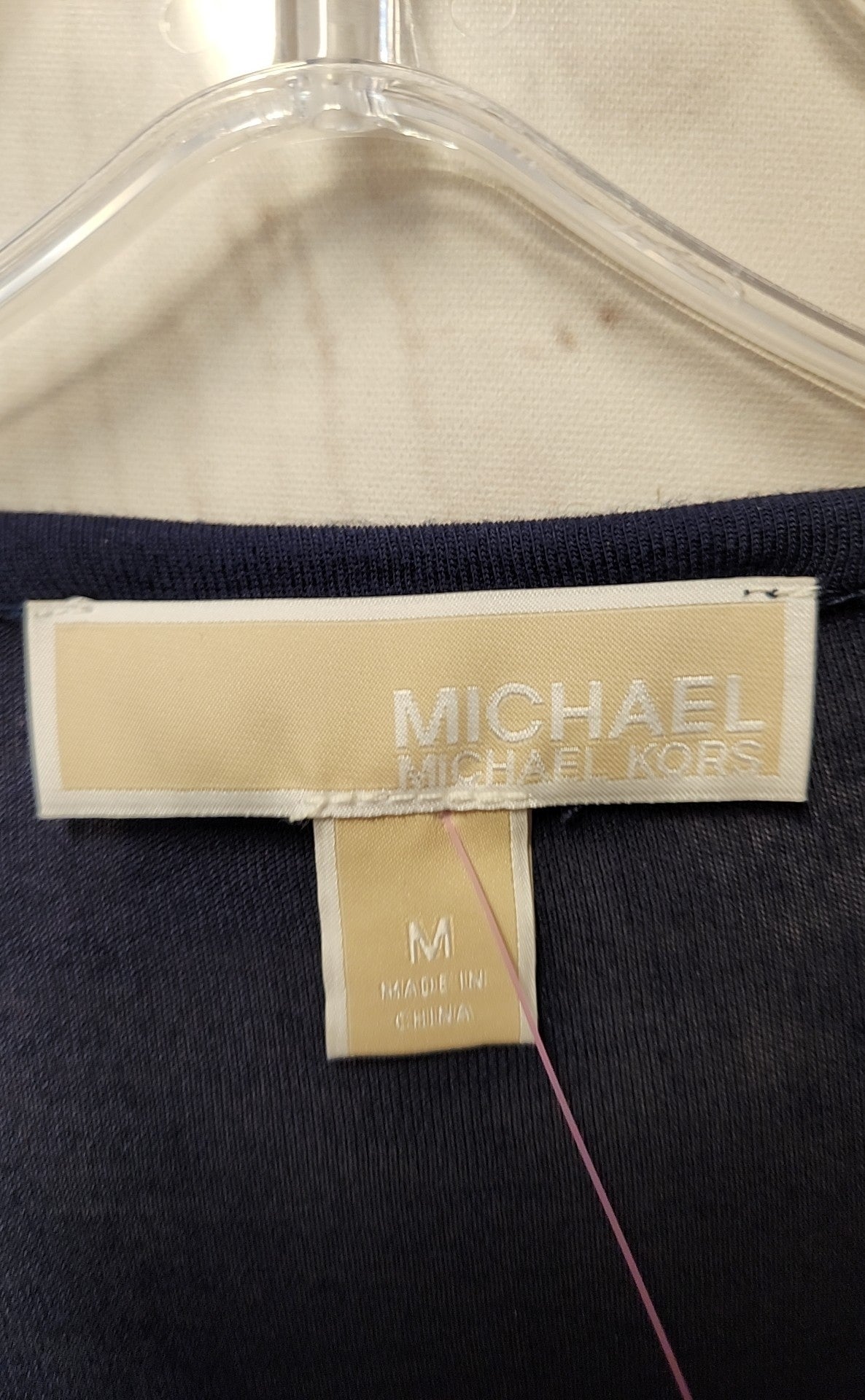 Michael Kors Women's Size M Navy Long Sleeve Top