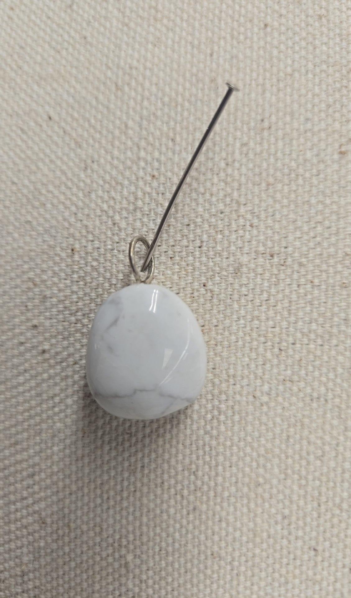 White Stone Pendant