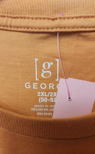 NWT George Men's Size 2X Orange Shirt