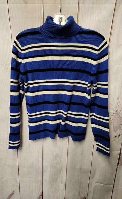 Karen Scott Women's Size M Petite Blue Sweater