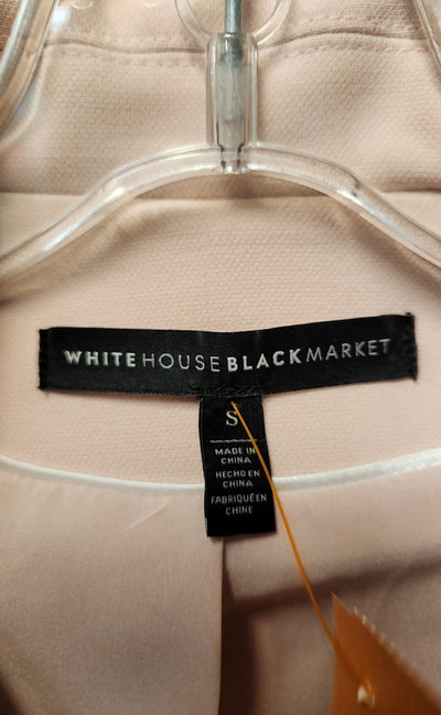 White House Black Market Women's Size S Pale Pink Coat