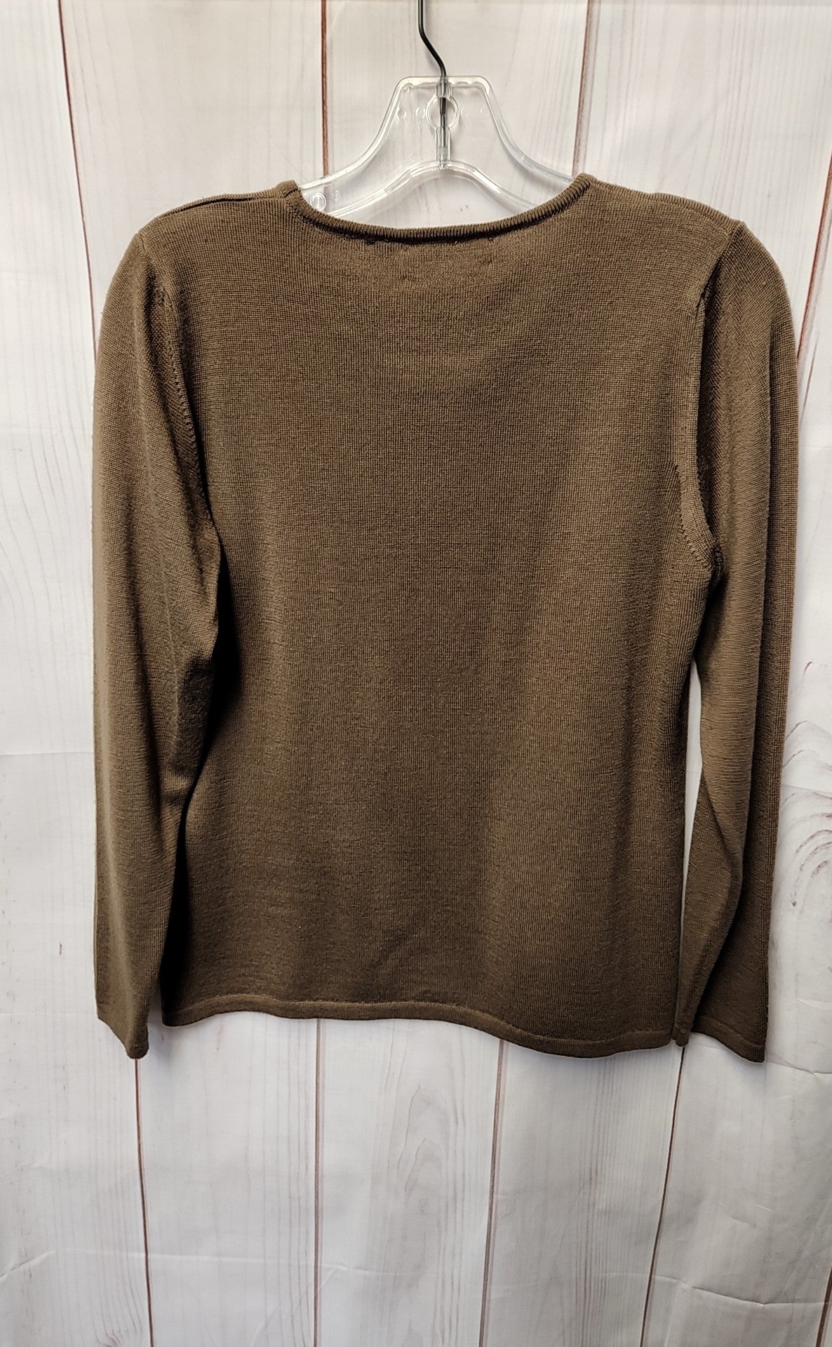 Charter Club Women's Size M Brown Wool Sweater