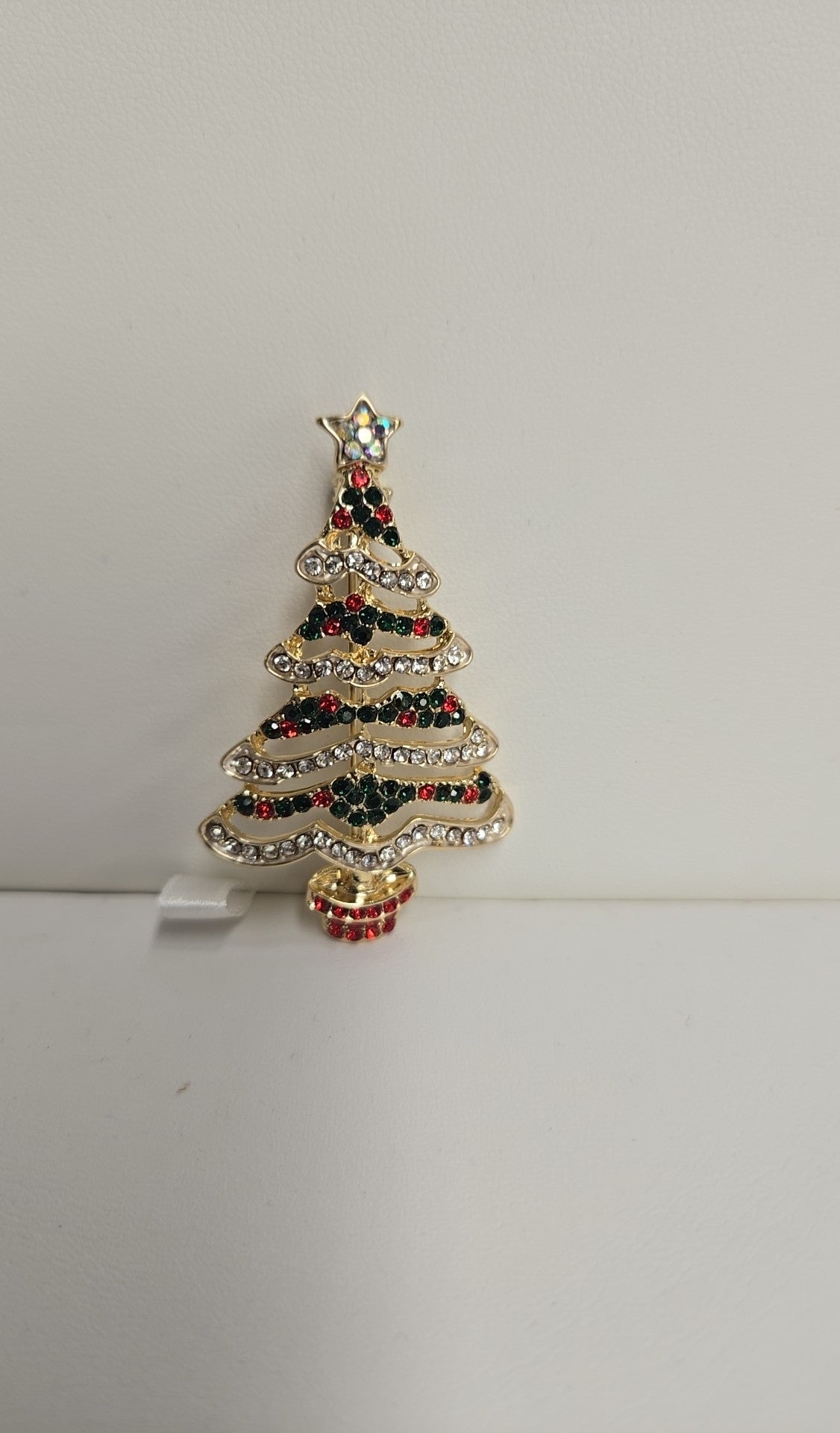 Christmas Tree Brooch Pin