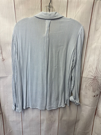 Olive & Oak Women's Size M Blue Long Sleeve Top