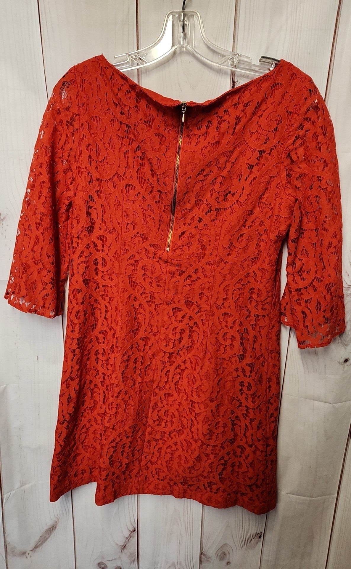 Nine West Women's Size 8 Red Lace Dress