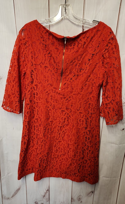 Nine West Women's Size 8 Red Lace Dress