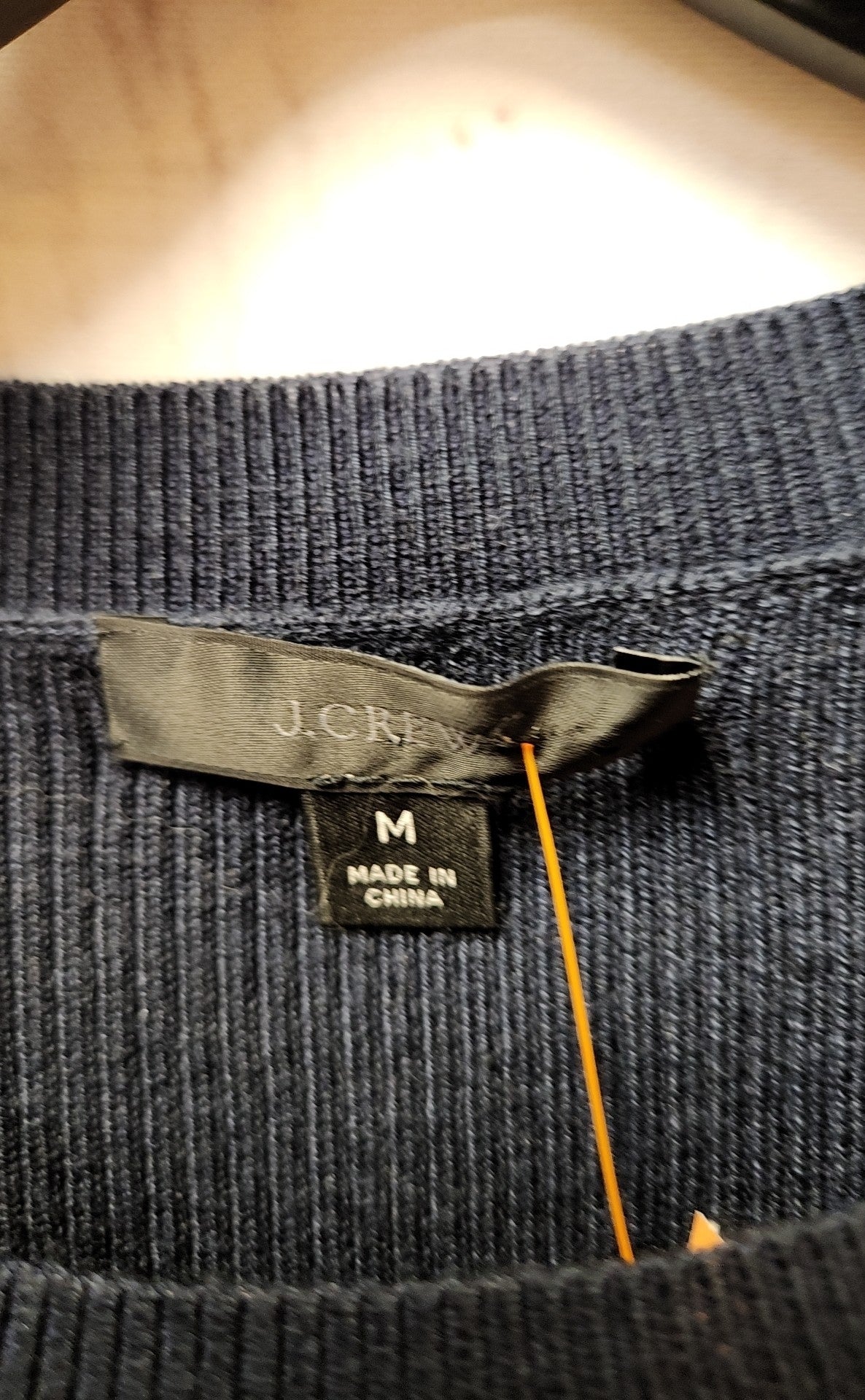 J Crew Women's Size M Navy Long Sleeve Top