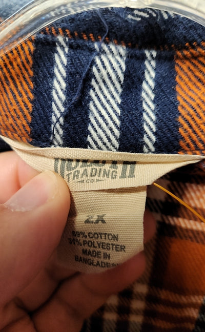 Duluth Men's Size 2X Navy Shirt