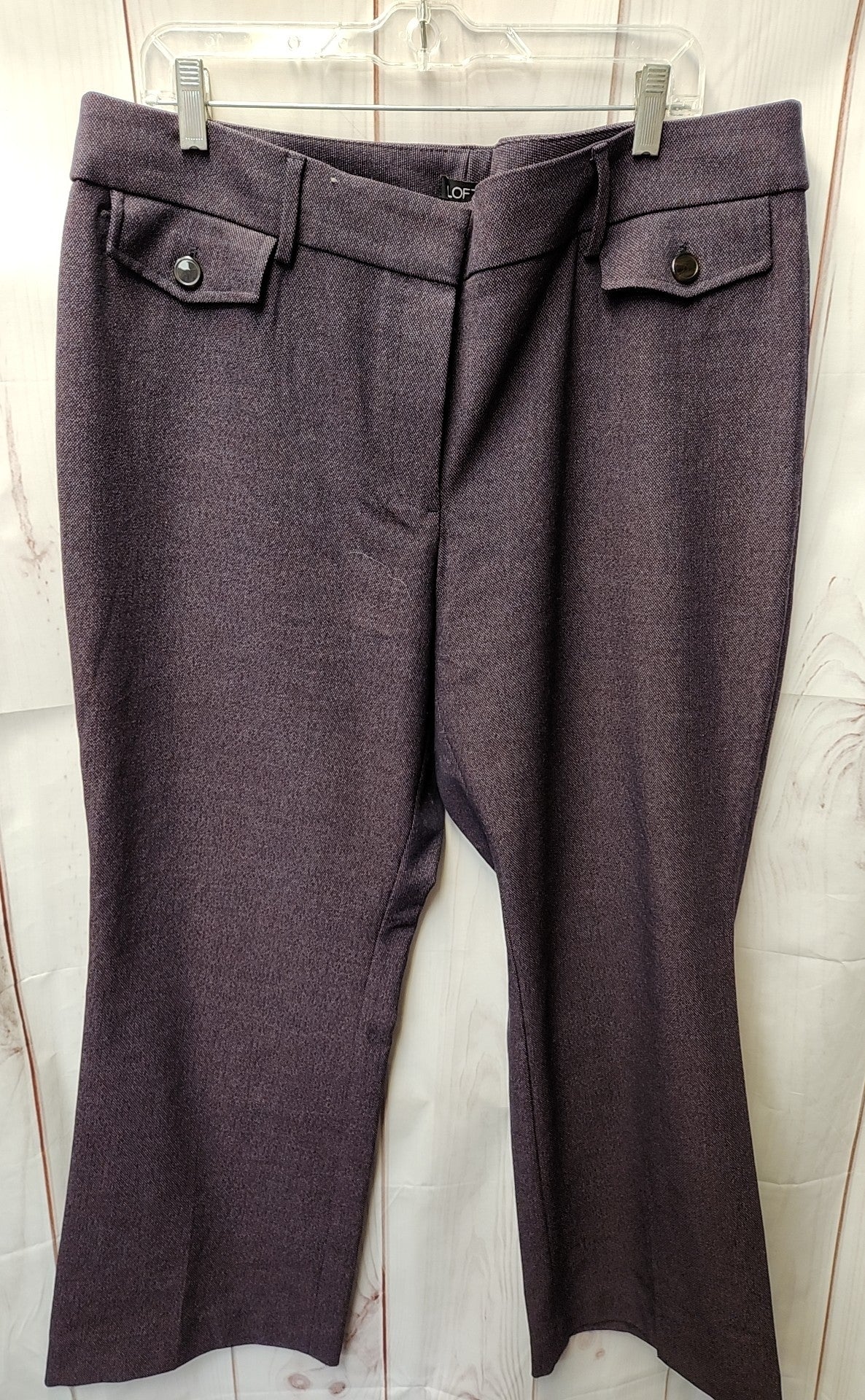 Loft Women's Size 16 Purple Pants Juile Trousers