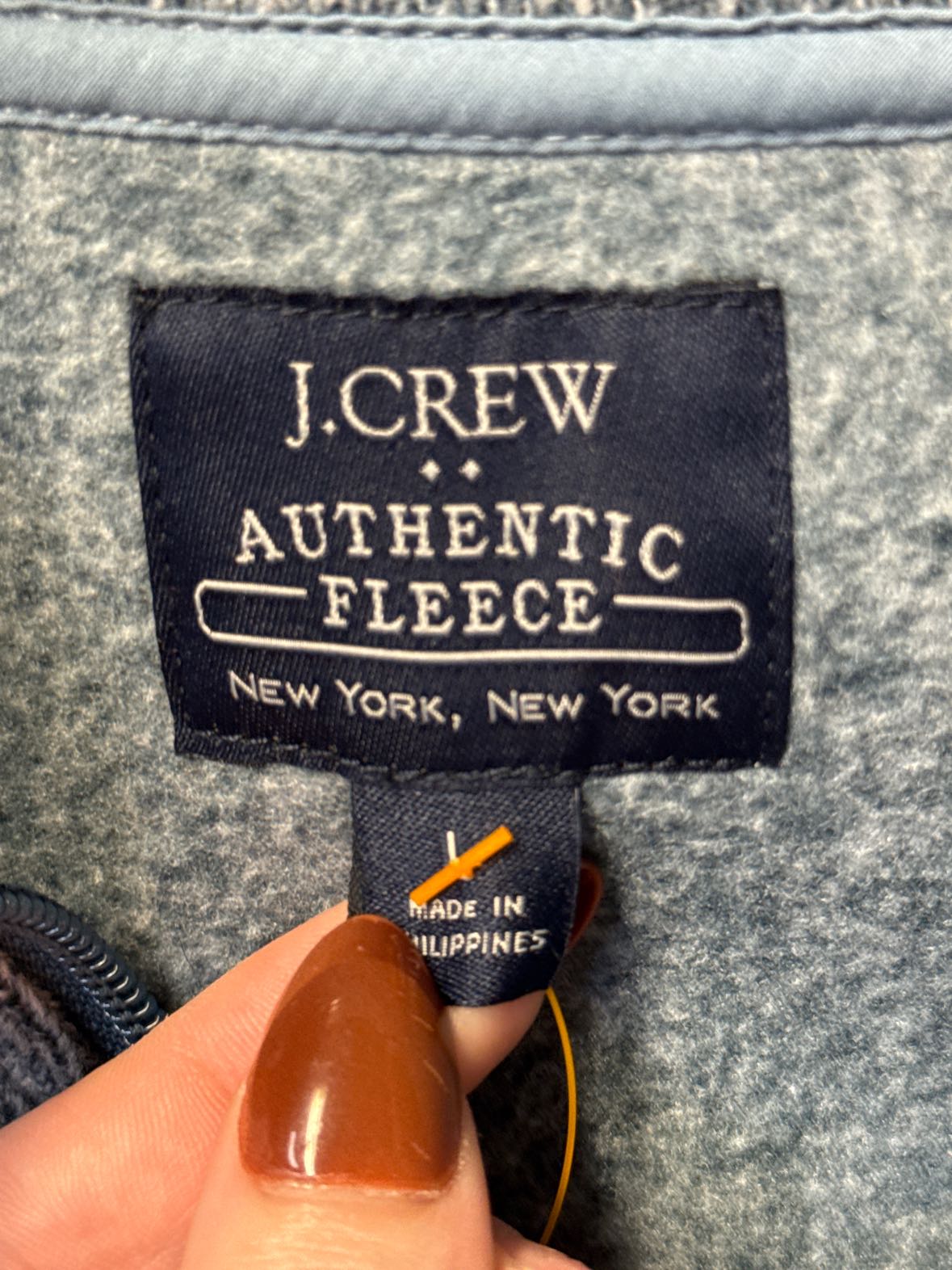 J Crew Men's Size L Blue Sweatshirt