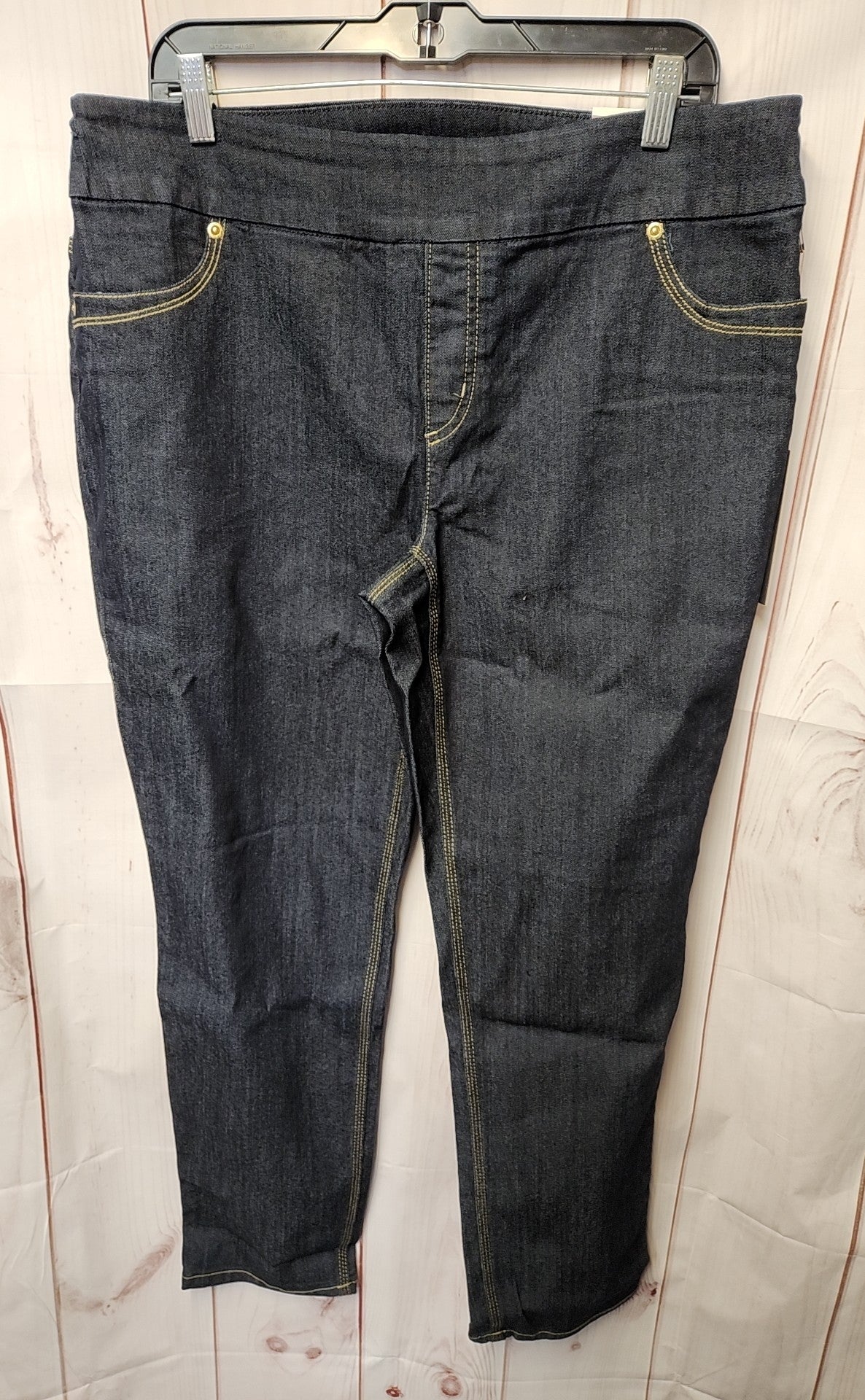 NWT Chico's Women's Size 3 = US 16 Blue Jeans So Slimming Legging