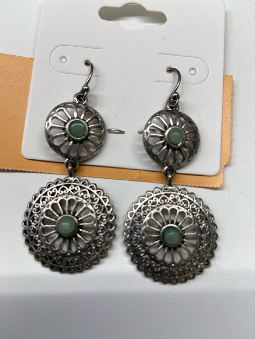 Silver Drop Earrings