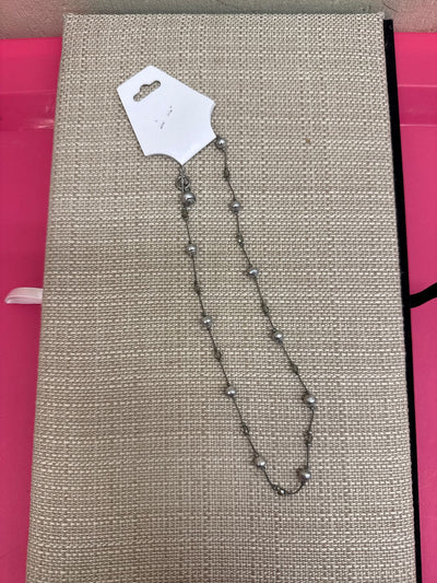Silver Beaded Necklace