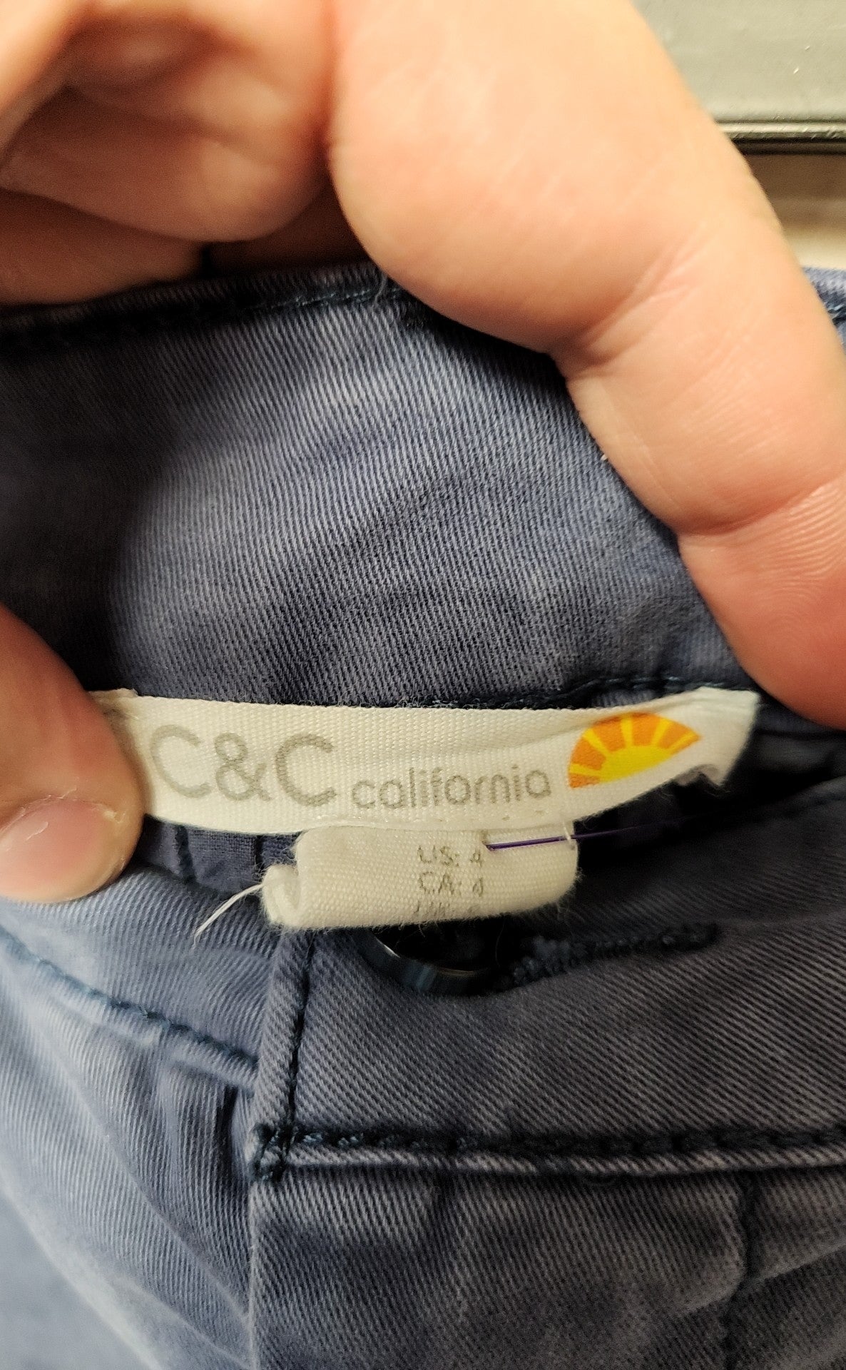 C&C California Women's Size 4 Blue Shorts