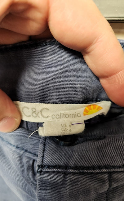 C&C California Women's Size 4 Blue Shorts