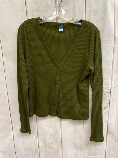 Old Navy Women's Size L Olive Green Cardigan