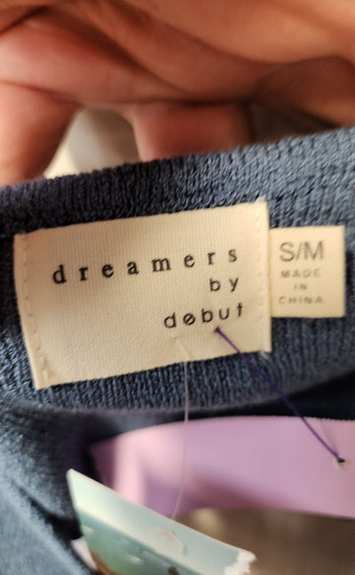 NWT Dreamers by Debut Women's Size Small/Medium Blue Dress