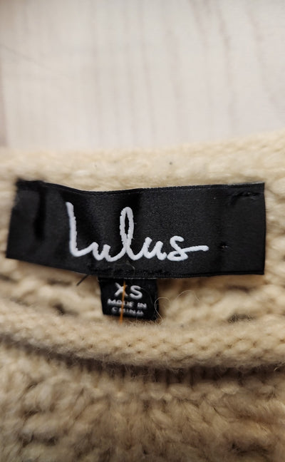Lulus Women's Size XS Beige Sweater