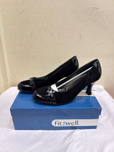 NIB Fitzwell Women's Size 9-1/2 Black Pumps Shoes