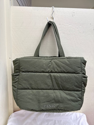 Pink Green Tote Bag