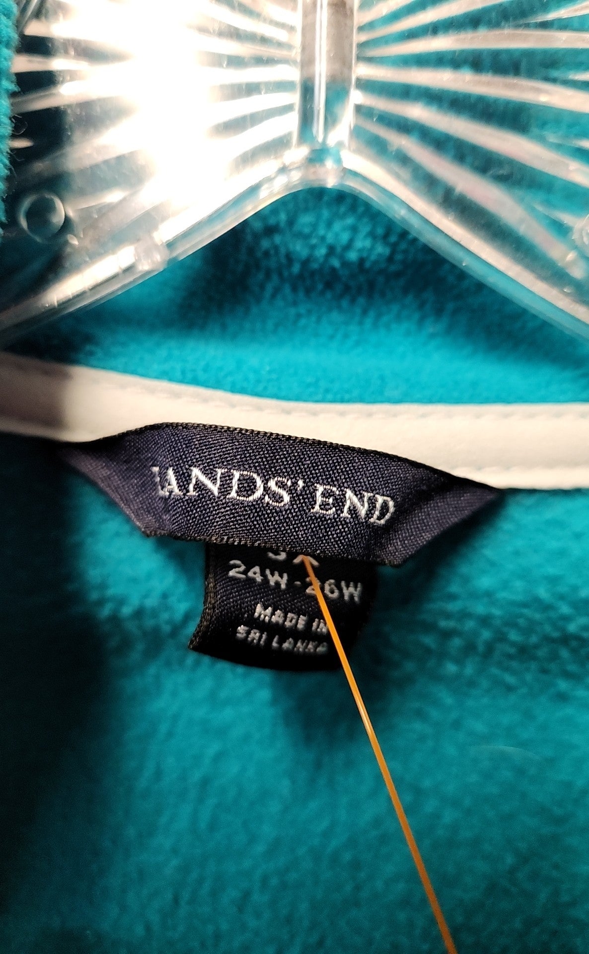 Lands End Women's Size 3X Green Sweatshirt