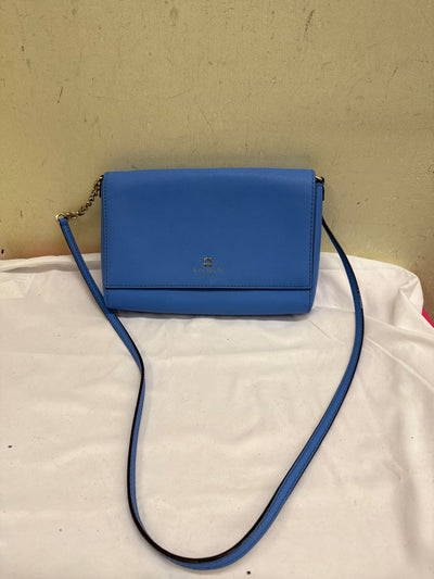 Kate Spade Blue Leather Crossbody Purse Bag