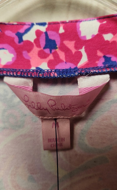 Lilly Pulitzer Women's Size M Pink Karlie Wrap Romper