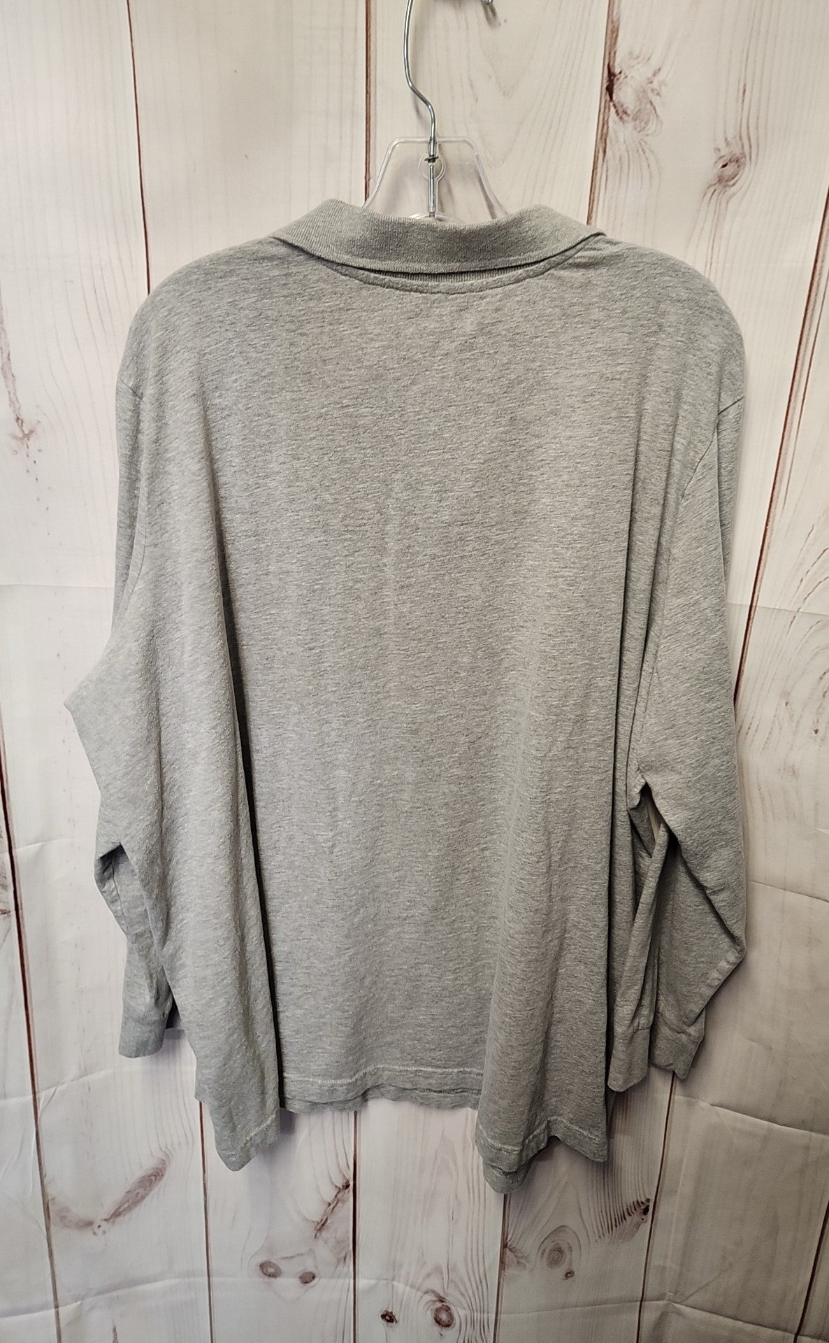 Woman Within Women's Size 2X Gray Long Sleeve Top