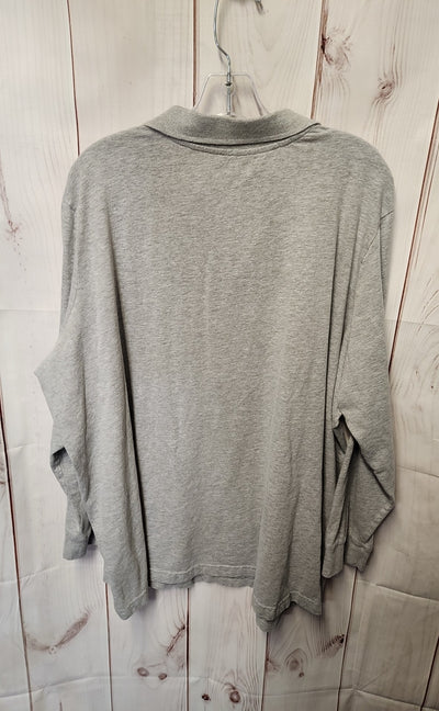 Woman Within Women's Size 2X Gray Long Sleeve Top