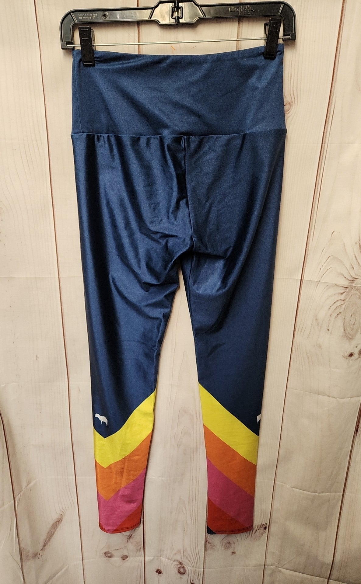 Goldsheep Women's Size L Navy Retro Sport Long Leggings