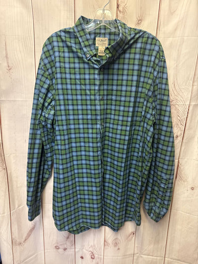 LL Bean Men's Size XL Green Shirt