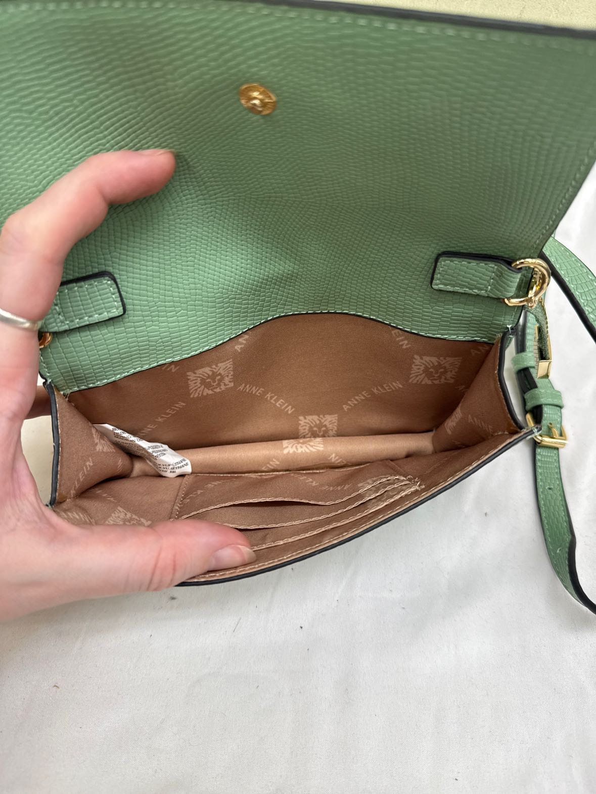 Anne Klein Green Purse Bag