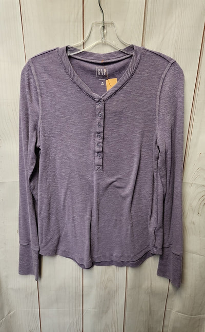 Gap Women's Size M Purple Long Sleeve Top