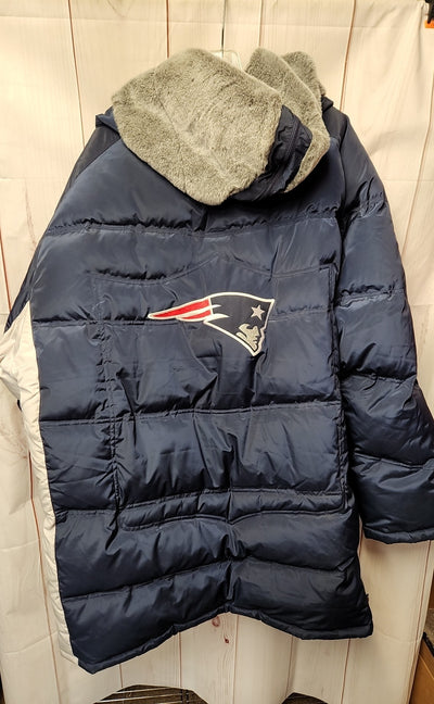 New England Patriots NFL Reebok Men's Size 2X Navy Coat