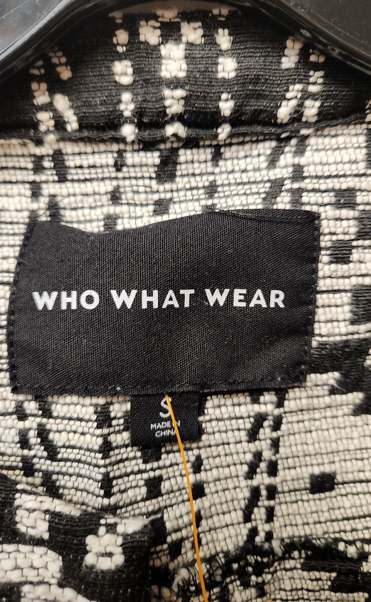 Who What Wear Women's Size S Black & White Jacket